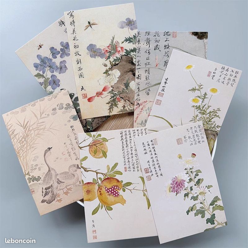 Lot 30 cartes postales, style peinture chinoise (image 3)