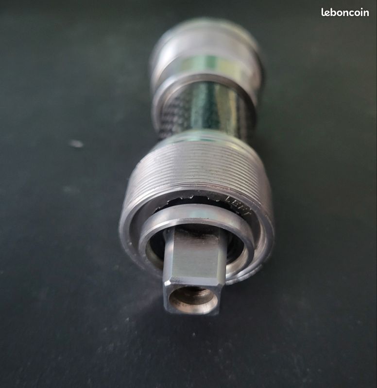 Pédalier (axe) Campagnolo Record 10v Fileté Anglais 102mm - Carbone/aluminium, Vintage Occasion