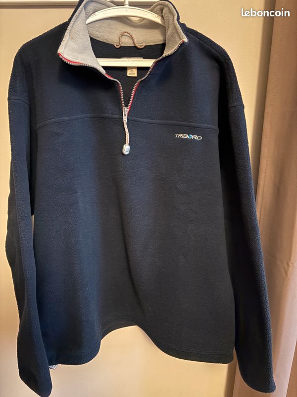 Pull Camionneur Homme M- bleu marine Sport Plein air