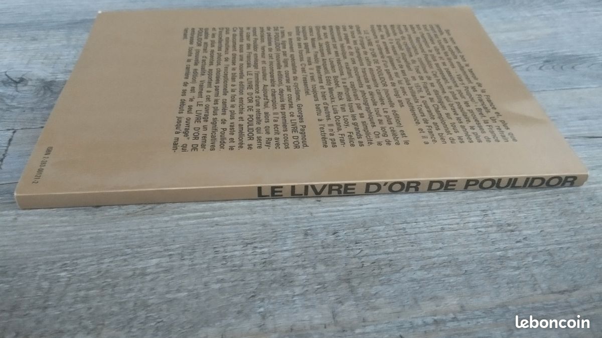 Le livre d'or de Poulidor avec sa dédicace (image 3)