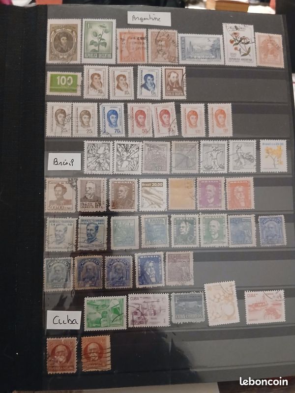 Timbres Danemark, Australie, Norvège, Pays Bas, Chili, Russie, Maroc, Algérie.... (image 8)