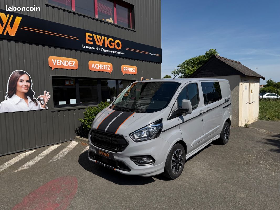 Ford transit custom 170ch l1h1 - double cabine - sieges chauffants - camera de recul - 5 places (image 1)