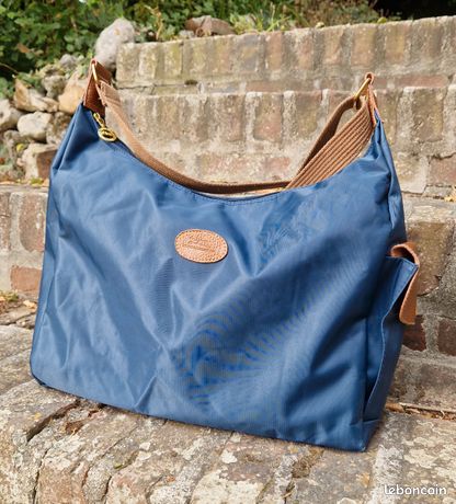 Sac Longchamp Bandoulière Solde Sac Bandouliere Toile Bleue