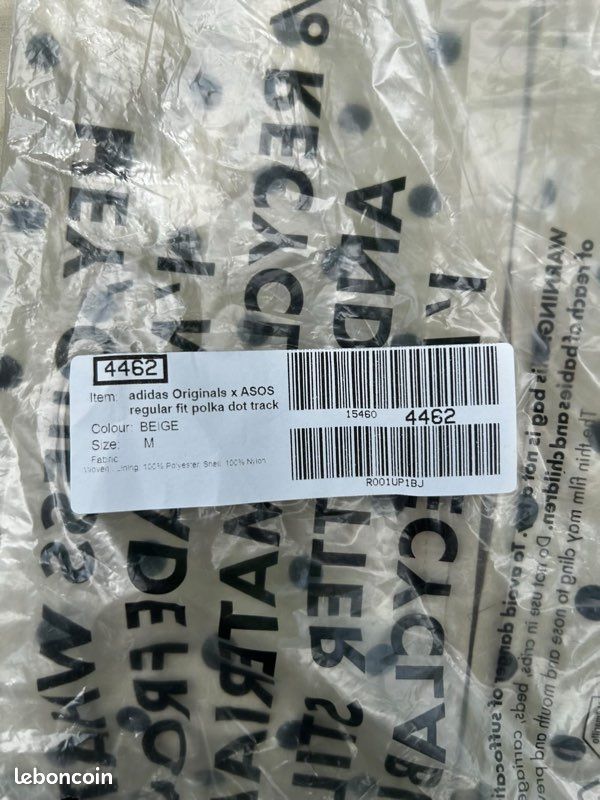 Adidas Originals x ASOS - Veste de survêtement coupe classique à pois - Taupe (image 4)