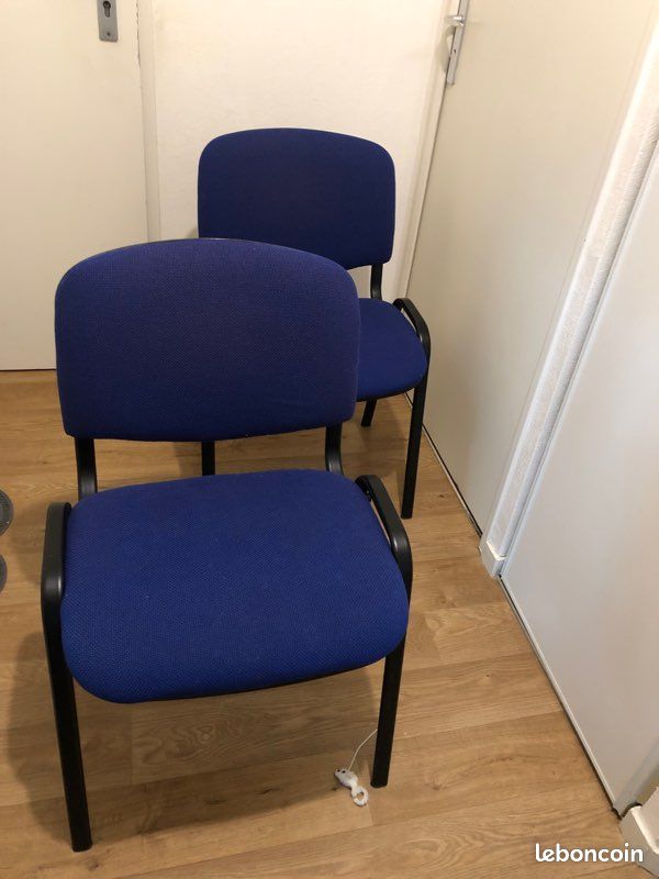 Lot 2 chaises de bureau (image 1)