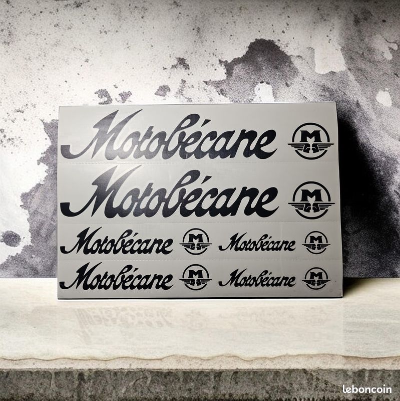 Stickers Motobécane MOTOB002 - Autocollants Déco Pour Vélo/bicycle - Fabriqué En France, Neuf