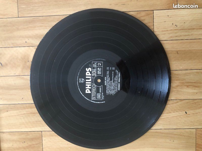 Vinyle Johnny Halliday retiens la nuit 2 disques (image 8)