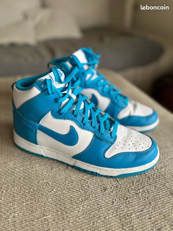 Nike Dunk high rétro laser blue 42,5 Chaussures