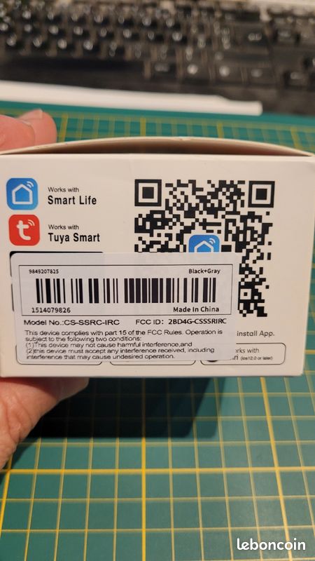 Telecommande infrarouge connecté wifi google home tuya (image 3)