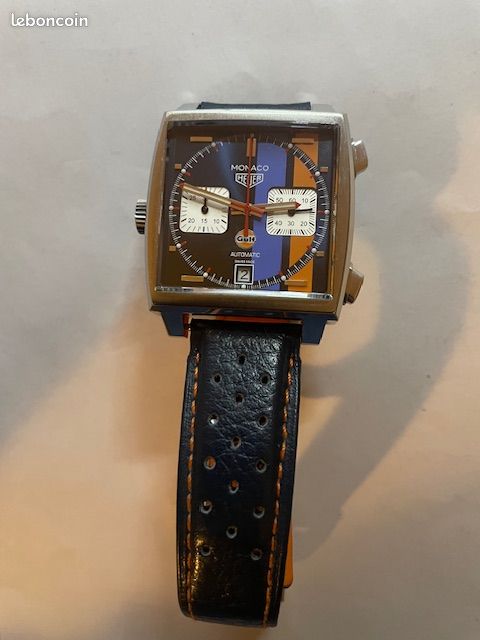 Gulf Special Edition Montre Monaco Gulf TAG Heuer Monaco Gulf