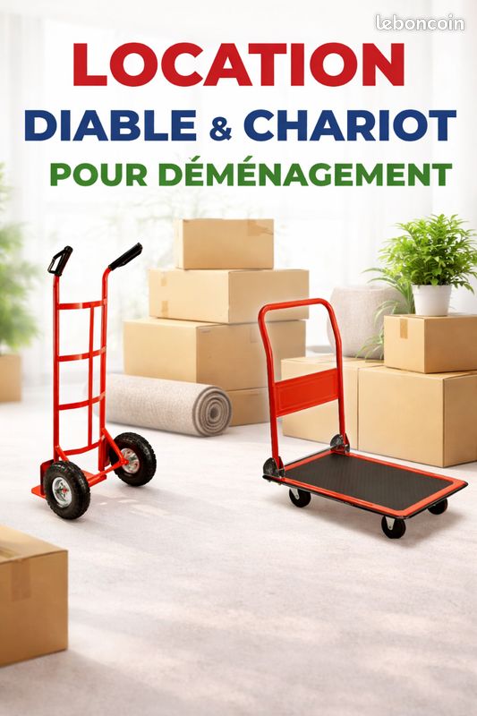 Location Diable et chariot (image 1)