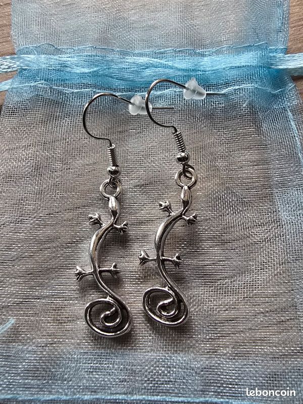 Boucles d'oreilles "Lézard" (image 2)