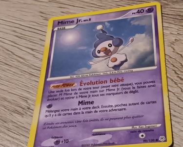mime jr pokemon card Pokemon - Scarlet & Violet - SV4.5 - Paldean Fates - Mime Jr
