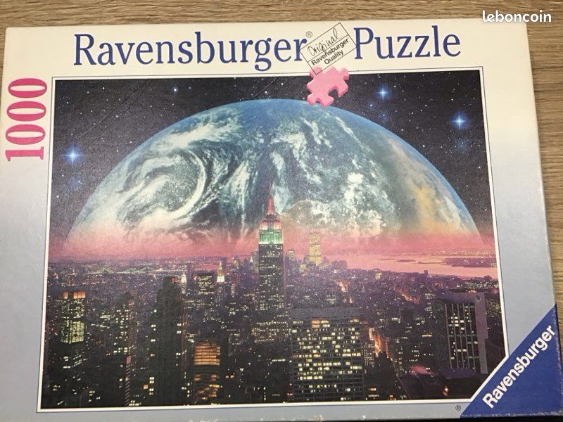Puzzle vue du monde 1000 pièces (image 1)