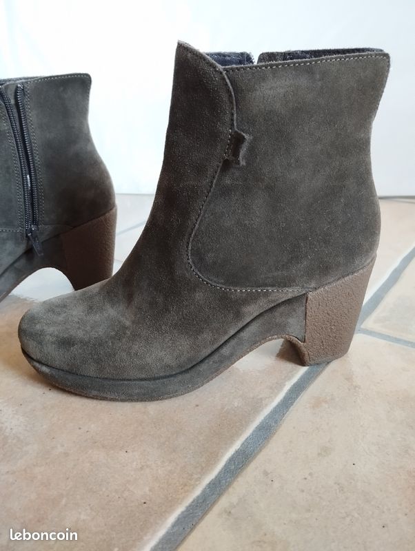 Bottine Camper marron cuir taille 38 (image 3)