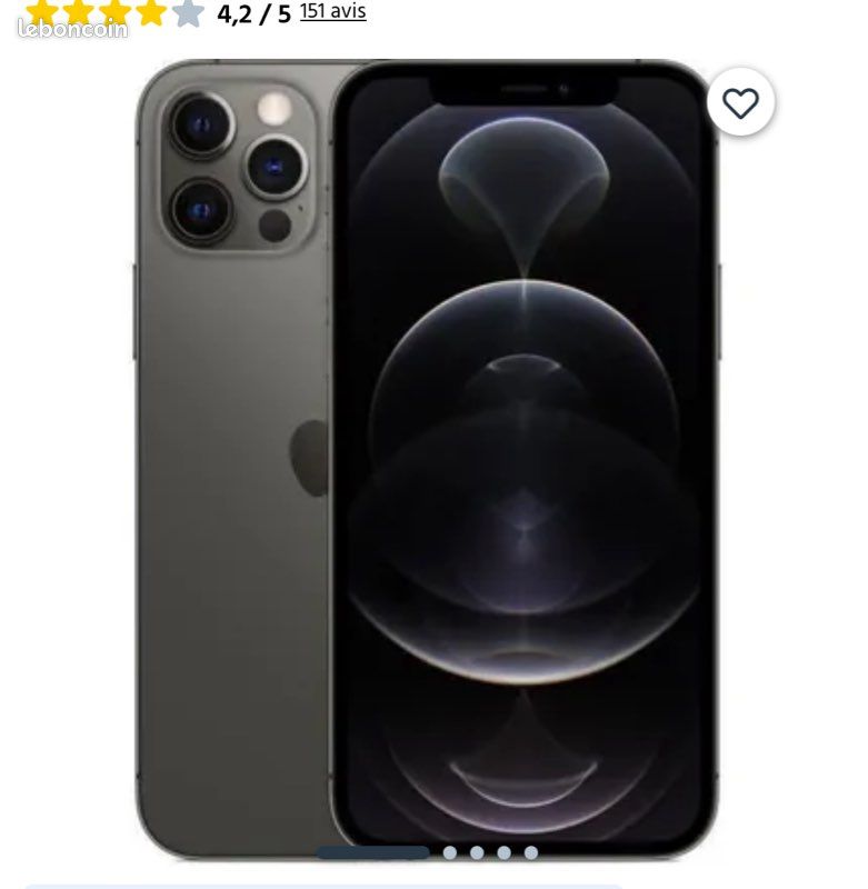 IPhone 12 Pro 128 GO GRAPHITE (image 1)