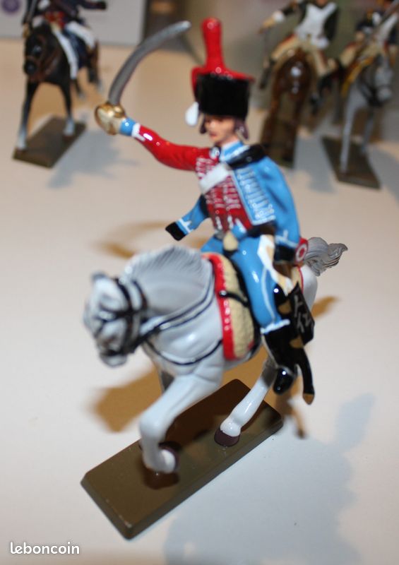 Figurine Starlux Napoléon Apprenti Des Cuirassiers Avec Cheval N°7 - Neuf