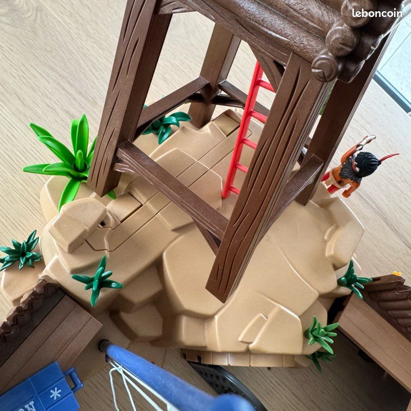 Pièce Playmobil Fort Brave - Support De Canon 5245 - Occasion