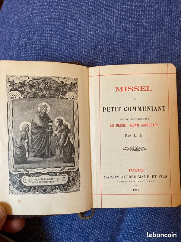 Missel du petit communiant de 1921 (image 1)