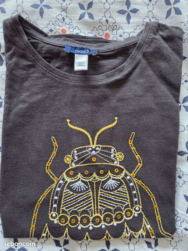 Lot de 3 t-shirts pour fille de 10 ans Okaidi (image 3)