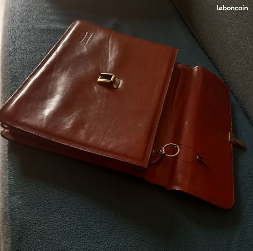 Cartable en cuir vachette marque TEXIER (image 6)