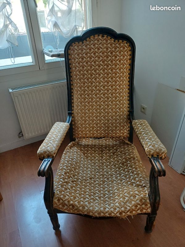 Fauteuil Voltaire à rénover (image 2)