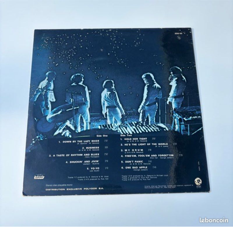 Vinyle 33T : THE OSMONDS - down by the lazy river (image 4)