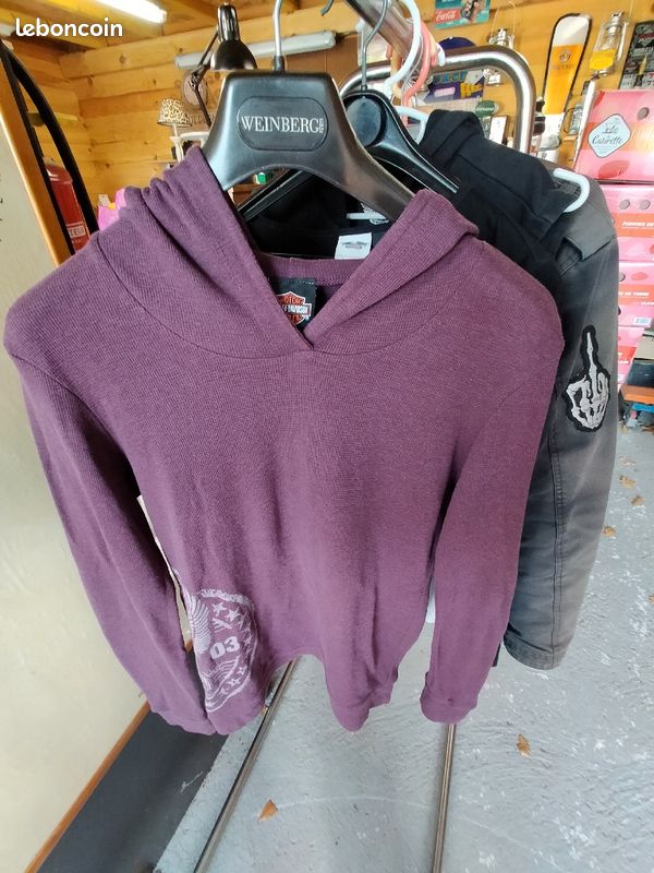 Sweat à capuche Harley Davidson femme (image 1)
