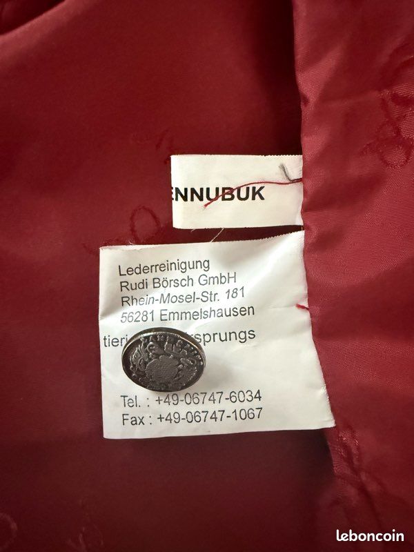 Veste cuir femme Spieth-Wensky XS (image 8)