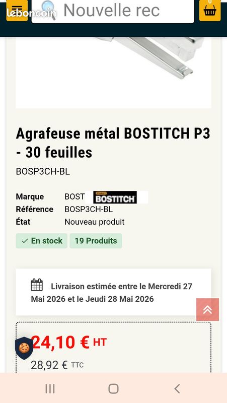 Agrafeuse Bostitch 30 feuilles (image 3)