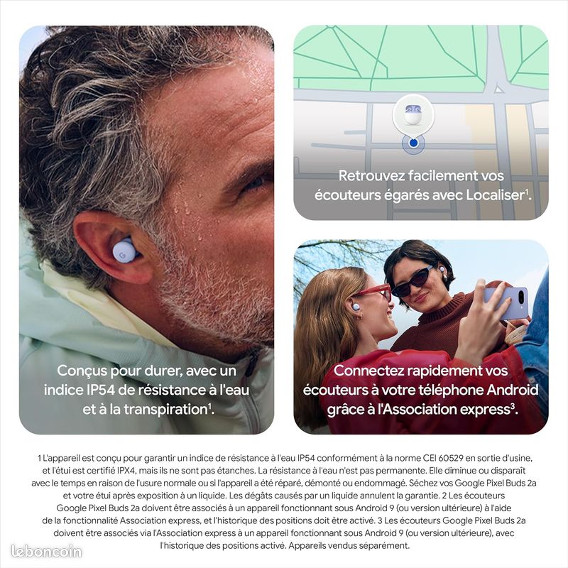 ⚡ Google Pixel Buds 2a NEUFS - Boite scellée 🔥2ème exemplaire (image 8)