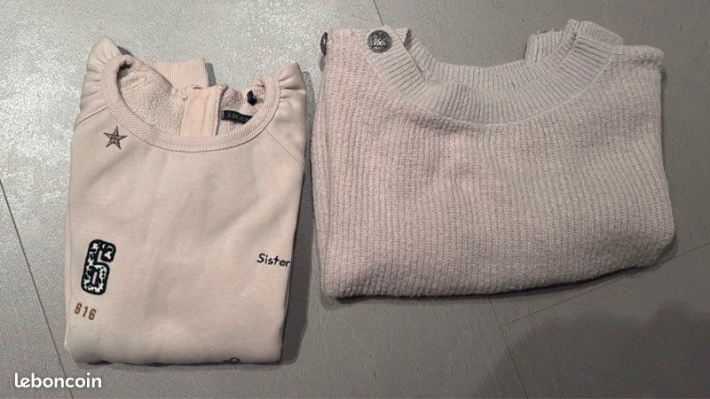 Lot Pull Fille 12 ans - IKKS, Cache Cache (image 4)