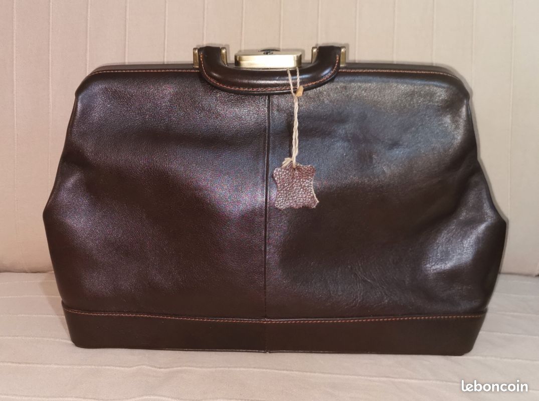 Sac de Médecin en cuir Italien Time resistance (image 4)