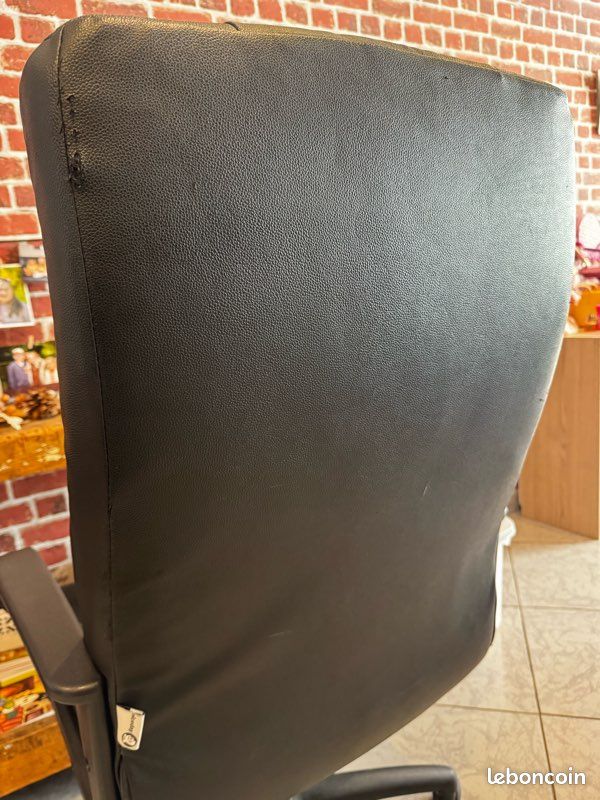 Chaise de bureau cuir (image 6)