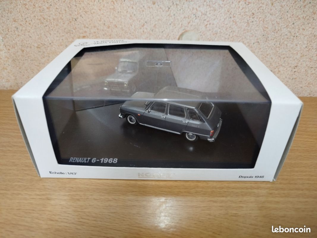 Renault 12 TL Grise 1969 – NOREV 1/43 – Miniature Zamak En Boîte