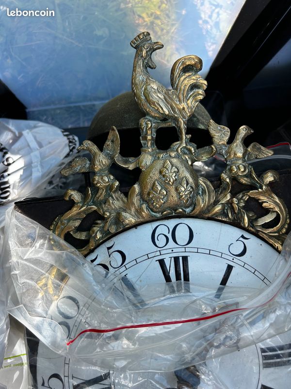 Horloge murale comtoise ancienne mécanique (image 10)