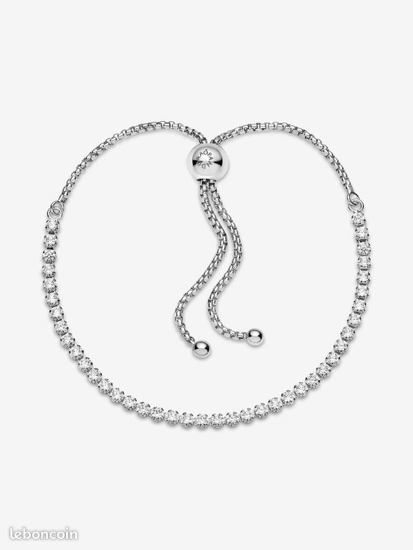 Bracelet Rivière PANDORA très peu porté (image 7)