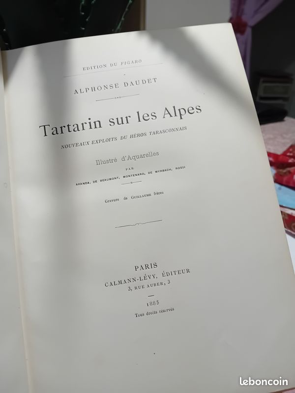 2 livres sur TARTARIN DE TARASCON (image 1)