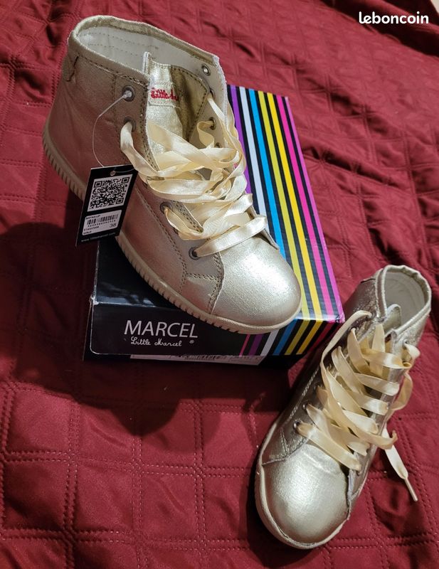 Chaussures dorées Little Marcel (image 1)