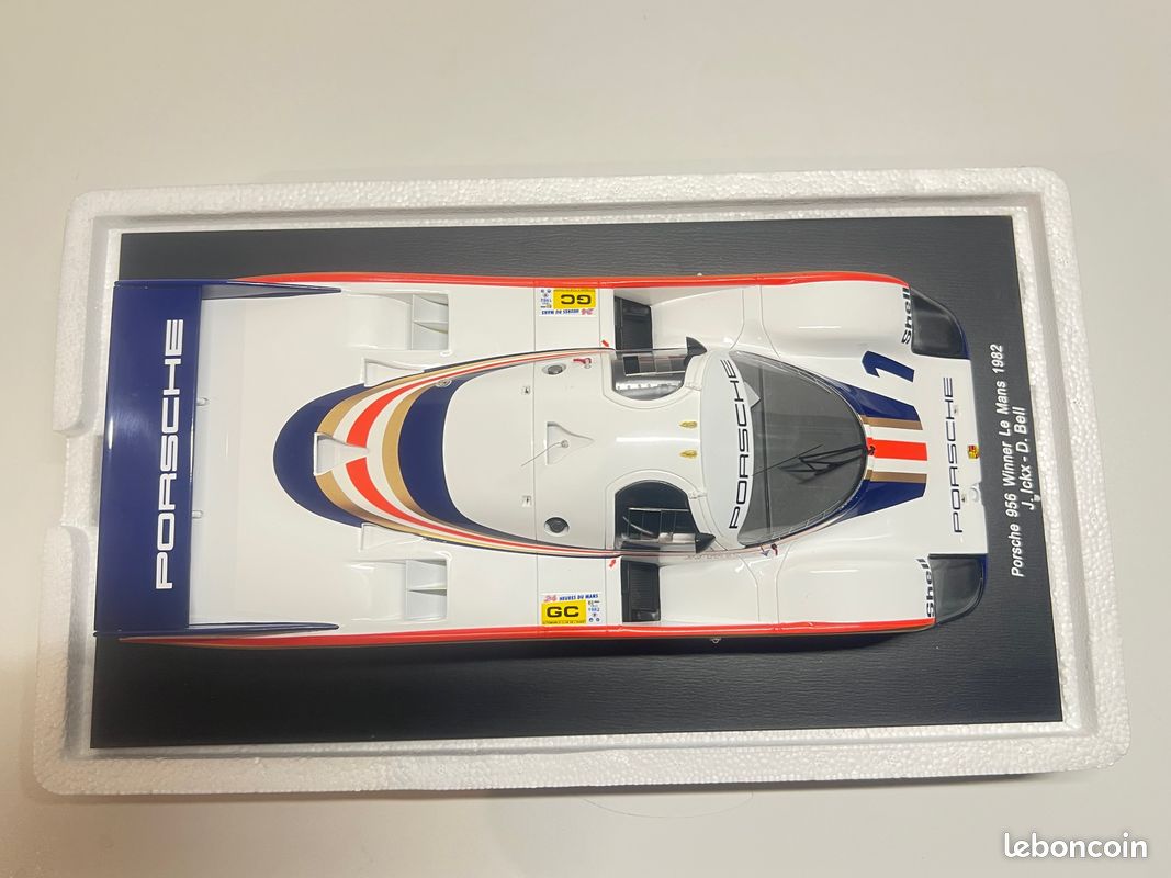 Porsche 956 Miniature 1:18 - Vainqueur 24h Du Mans 1982 - Spark WAP0219560P0LM - Résine