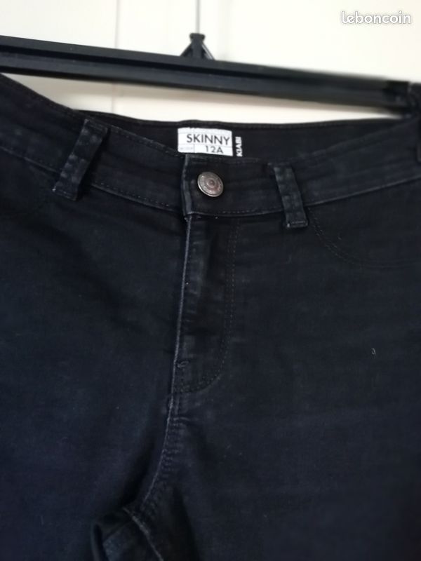Lot de 2 Jean's fille Skinny taille 12 ans (image 9)