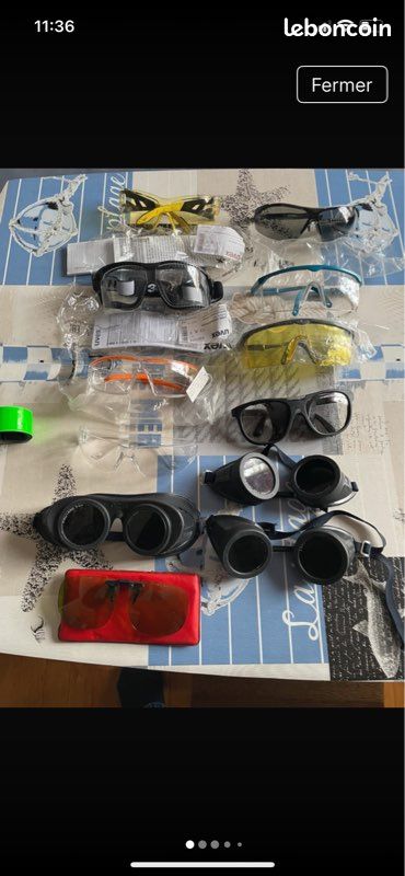 Lot de lunettes de sécurité (image 1)