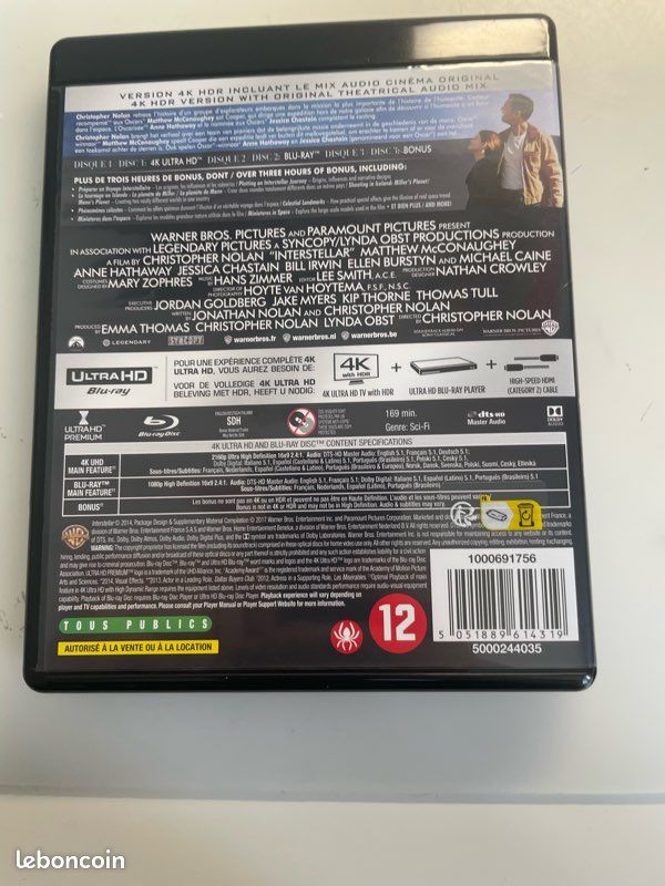 Interstellar 4K Ultra HD + blu-ray (image 4)