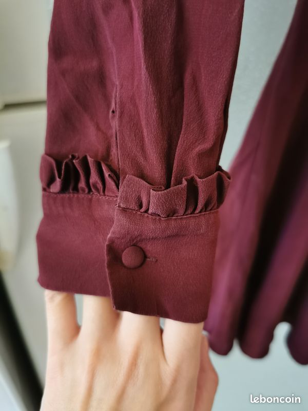 The Kooples robe bordeaux court (image 6)