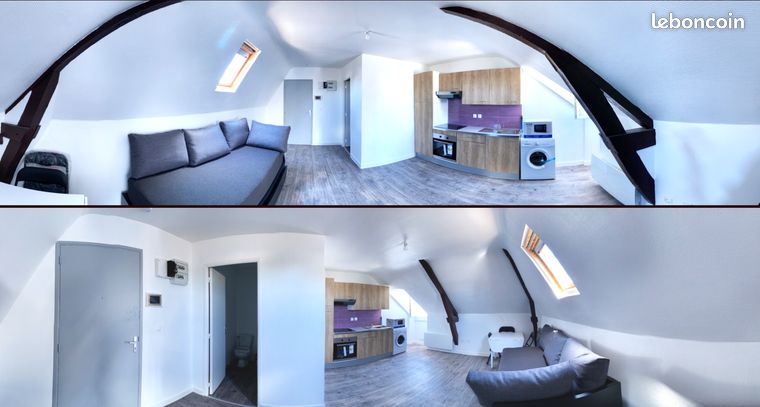 Appartement T1 refait à neuf - Plein centre-ville - Clair, calme, sans vis-à-vis
