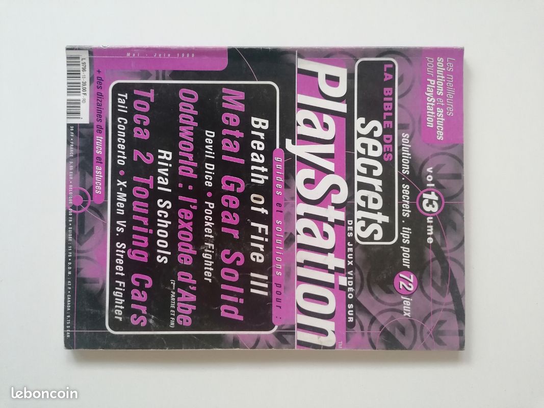 Lot De 2 Magazines La Bible Des Secrets PlayStation N°12 Et 13 - FR - Rétro Gaming