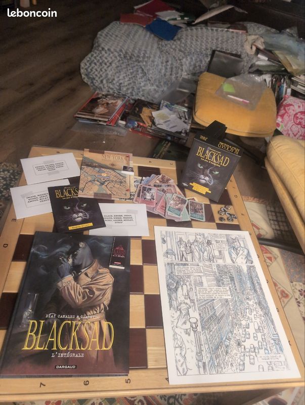 Lot 3 BD đ BLACKSAD : INTĂGRALE SERIGRAPHIE JEU... (image 1)
