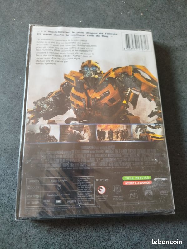 DVD ransformers 3 neuf sous blister (image 2)