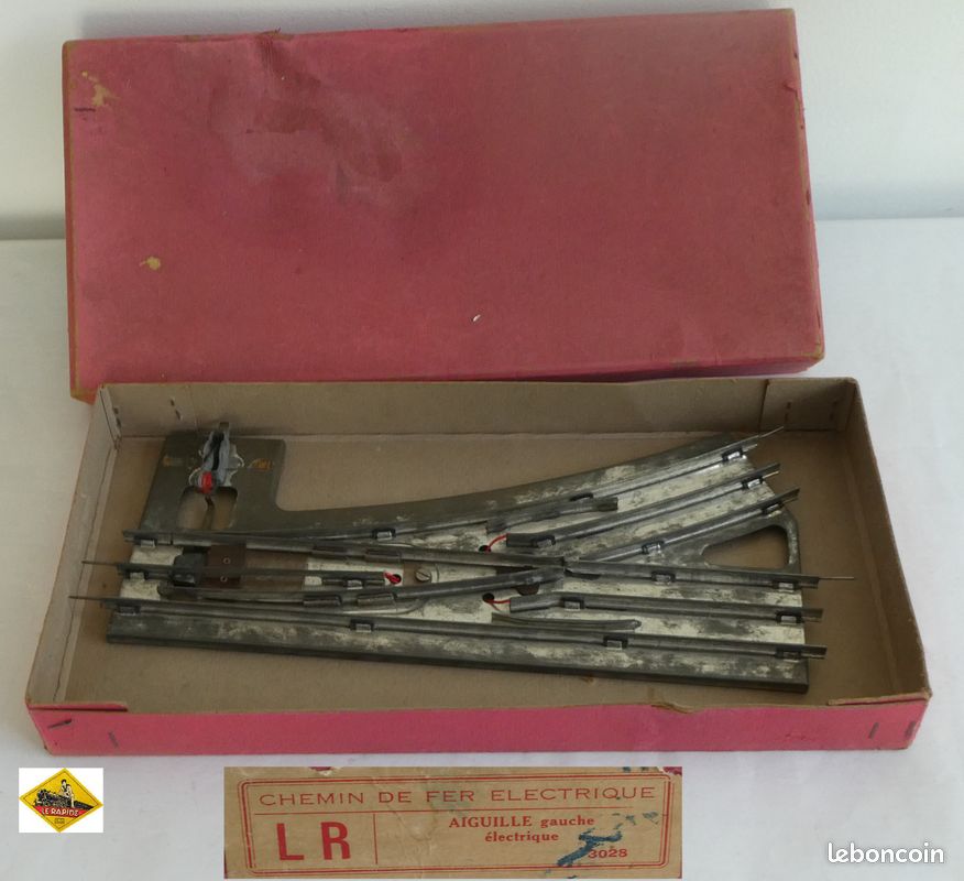 LR – Lot De 3 Aiguillages écartement 0 Pour Train Miniature