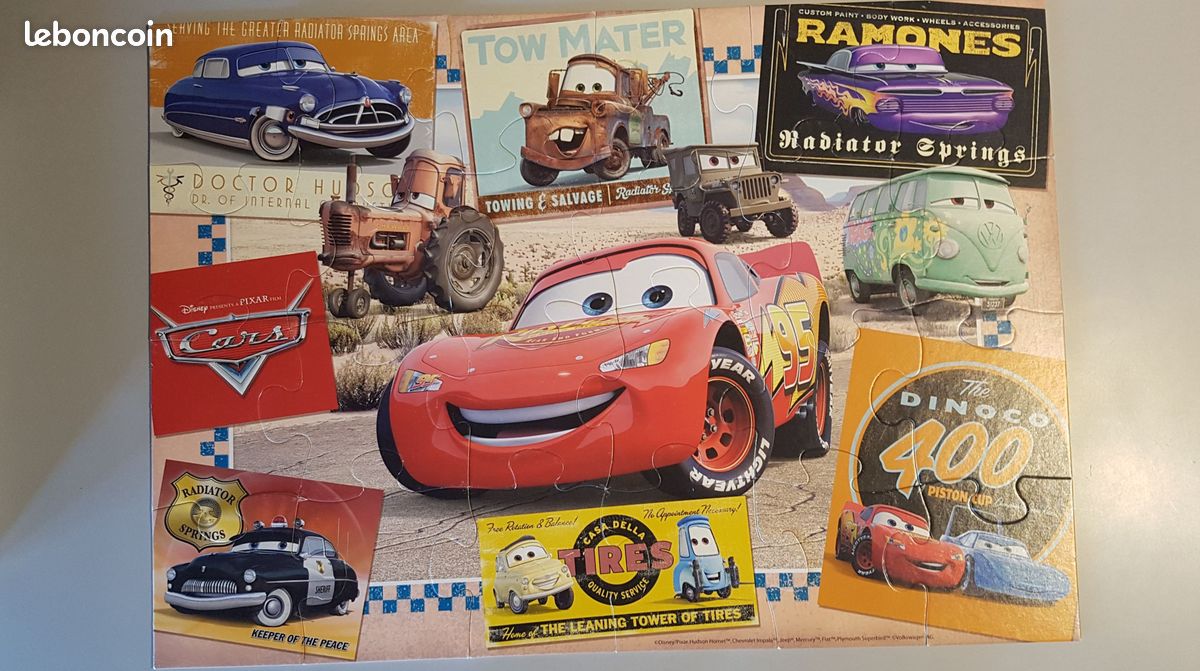 Puzzle de sol cars Pixar/Disney (image 2)